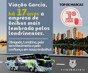Ônibus Rodoviário-Ônibus Rodoviário - Banner-Retangulo-Viacao-Garcia